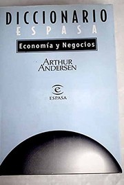 Cover of Diccionario Espasa Economia y Negocios by Arthur Andersen
