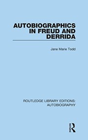 Front cover of Autobiographics in Freud and Derrida by Jane Marie Todd