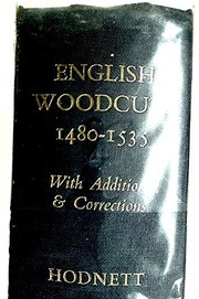 Cover of English woodcuts, 1480-1535 by Edward Hodnett