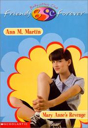 Front cover of Mary Anne's Revenge by Ann M. Martin