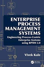 Cover of Enterprise Process Management Systems by Vivek Kale