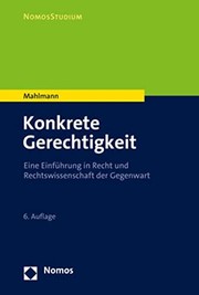 Cover of Konkrete Gerechtigkeit by Matthias Mahlmann
