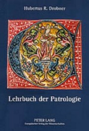 Front cover of Lehrbuch der Patrologie by Hubertus R. Drobner
