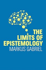 Front cover of Limits of Epistemology by Markus Gabriel