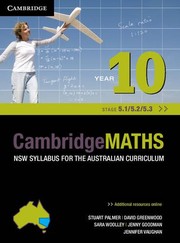 Front cover of Cambridge Maths NSW Syllabus for the Australian Curriculum, Year 10 by Stuart Palmer
