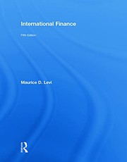 Front cover of International Finance by Maurice D. Levi