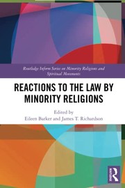 Front cover of Reactions to the Law by Minority Religions by Eileen Barker