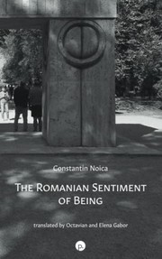 Cover of The Romanian Sentiment of Being by Constantin Noica