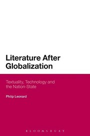 Cover of Literature after Globalization by Philip Leonard