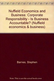 Front cover of Nuffield Economics and Business by Stephen Barnes