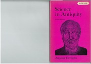 Cover of Science in antiquity by Benjamin Farrington