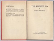 Front cover of The Tideless Sea by Juliet Armstrong