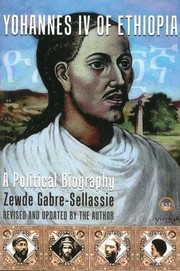 Front cover of Yohannes IV of Ethiopia by Zewde Gabre-Sellassie.