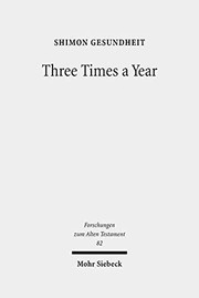 Front cover of Three times a year by Shimon Gesundheit