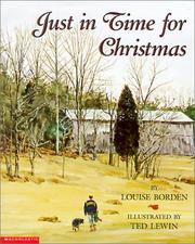 Cover of Just in Time for Christmas by Louise Borden