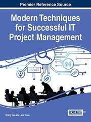 Front cover of Modern techniques for successful IT project management by Shang Gao