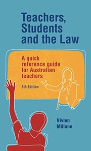 Front cover of Teachers, Students and the Law by Vivien Millane