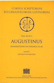 Front cover of Enarrationes in Psalmos by Augustine of Hippo