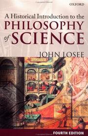 Cover of A historical introduction to the philosophy of science by Losee, John.