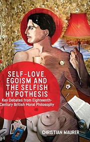 Front cover of Self-Love, Egoism and the Selfish Hypothesis by Christian Maurer