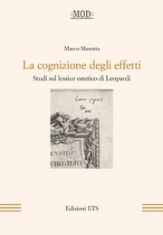 Front cover of La cognizione degli effetti by Marco Manotta