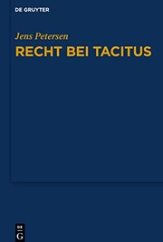 Cover of Recht Bei Tacitus by Jens Petersen