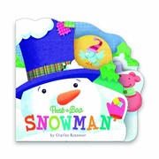 Cover of Peek-a-boo snowman by Charles Reasoner