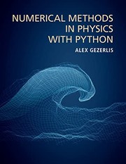 Cover of Numerical Methods in Physics with Python by Alex Gezerlis