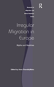 Cover of Irregular migration in Europe by Anna Triandafyllidou