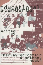 Cover of Educational standards by Harvey Goldstein