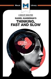 Front cover of A Macat Analysis of Daniel Kahneman's Thinking, Fast and Slow by Jacqueline Allan