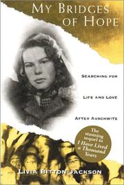 Cover of My Bridges of Hope by Livia Bitton-Jackson