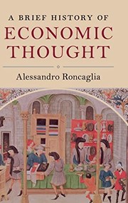 Front cover of A brief history of economic thought by Alessandro Roncaglia