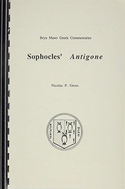 Cover of Sophocles' Antigone by Sophocles
