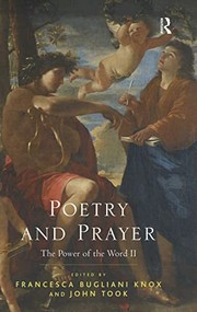 Cover of Poetry and Prayer by Francesca Bugliani Knox