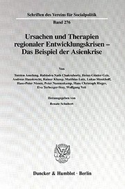 Front cover of Ursachen und Therapien regionaler Entwicklungskrisen by Torsten Amelung