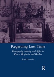 Cover of Regarding Lost Time by Katja Haustein