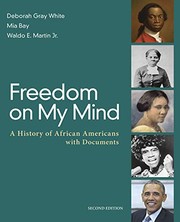 Front cover of Freedom on My Mind by Deborah Gray White