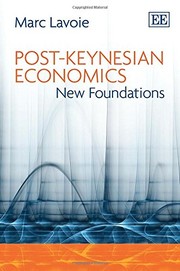 Front cover of Post-Keynesian economics by M. Lavoie