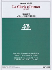 Cover of La Gloria e Imeneo by Antonio Vivaldi