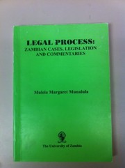Front cover of Legal process by Mulela Margaret Munalula