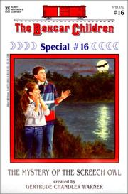 Front cover of The Mystery of the Screech Owl by Gertrude Chandler Warner