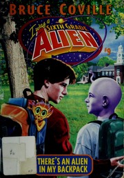 Front cover of There's an Alien in My Backpack by Bruce Coville