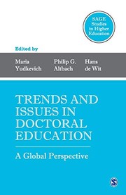 Front cover of Trends and Issues in Doctoral Education by Maria Yudkevich