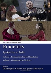 Front cover of Euripides Vol. 1 and 2 by Christopher Collard