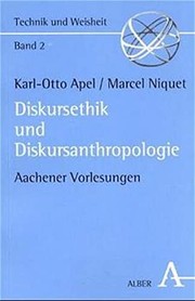 Cover of Diskursethik und Diskursanthropologie by Karl-Otto Apel