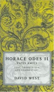 Cover of Horace Odes II by Horace