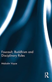 Front cover of Foucault Buddhism and the Rules of Buddhist Monks by Malcolm Voyce
