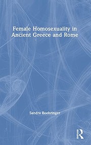 Front cover of L'homosexualité féminine dans l'antiquité grecque et romaine by Sandra Boehringer
