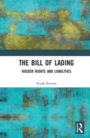 Cover of Bill of Lading by Frank Stevens